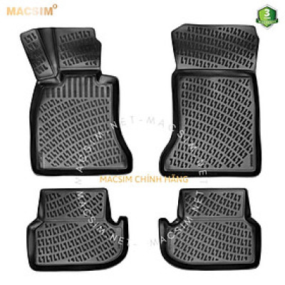 Thảm lót sàn ô tô nhựa TPU Silicon BMW 520i/523i/528i/535i 2013-2017 Facelift F10 Nhãn hiệu Macsim