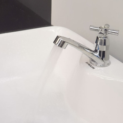 Vòi Lavabo lạnh nhựa ABS mạ Chrome Eurolife EL-LA05 (Trắng bạc)