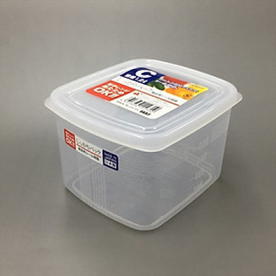 Hộp nhựa cao cấp bảo quản thực phẩm hình vuông 1,2L - Hàng nội địa Nhật