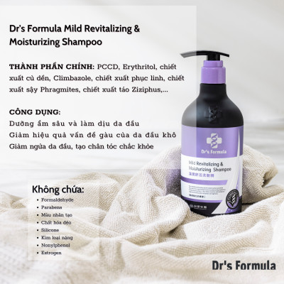 Dầu Gội Phục Hồi Và Dưỡng Ẩm Dr