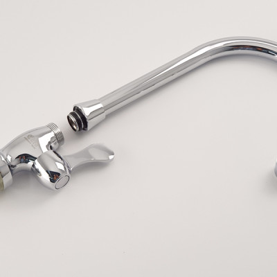 Vòi rửa chén lạnh Eurolife EL-T016 (Trắng bạc)