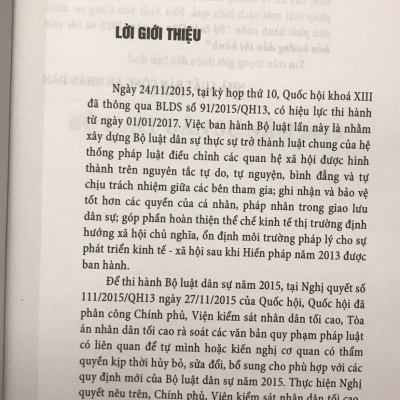 Sách Bộ Luật Dân Sự Năm 2015 Và Các Văn Bản Hướng Dẫn Thi Hành Mới Nhất Năm 2021