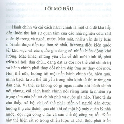 Cải Cách Hành Chính Của Thái Lan, Indonesia Hai Thập Niên Đầu Thế Kỷ Xxi Và Bài Học Kinh Nghiệm Cho Việt Nam (Sách Tham Khảo)