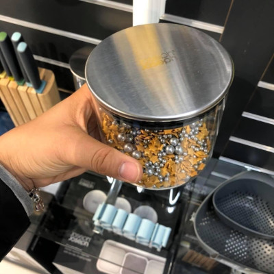 SET ĐỰNG THỰC PHẨM THUỶ TINH 5 MÓN JOSEPH PODIUM STEEL 95035 Hàng chính hãng