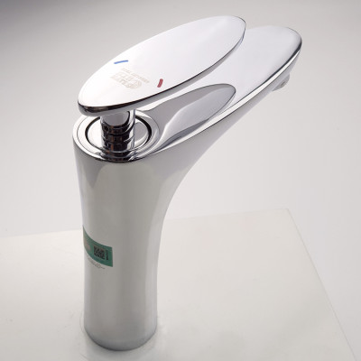 Vòi Lavabo nóng lạnh Đồng mạ Chrome Eurolife EL-CAM02 (Trắng bạc)
