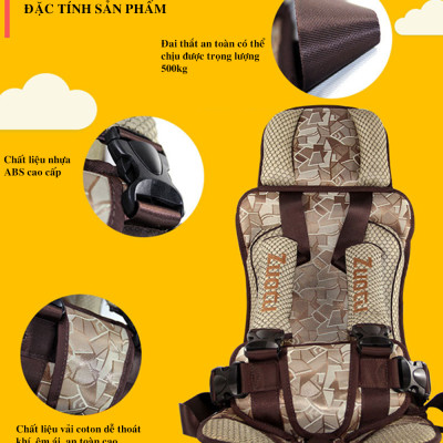 Ghé ngồi phụ  an toàn cho bé trên xe hơi, xe ô tô