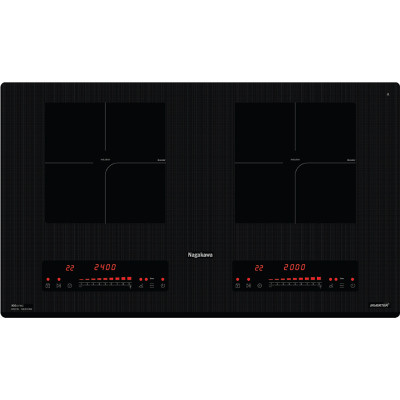 Combo Bếp Đôi Điện Từ Inverter Nagakawa NK2C03M Và Máy Hút Mùi Nagakawa NKCH05M70 Tích hợp công nghệ NaSYNC - Tự động đồng bộ điều khiển giữa bếp điện từ và hút mùi Điều khiển chuyển động Leap Motion và Touch Control bằng cách vẫy tay - Hàng Chính Hãng