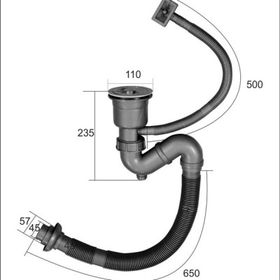 Combo chậu rửa bát 1 hố inox sus304 Valenza 6045, vòi rửa bát dây rút 02, xả chậu, rổ, bình xà phòng