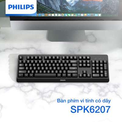 Bàn phím có dây Philips SPK6207 - Hàng chính hãng