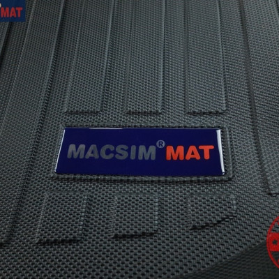 Thảm lót cốp xe ô tô VOLKSWAGEN Passat 2011-2017 nhãn hiệu Macsim chất liệu TPV cao cấp màu đen (045)