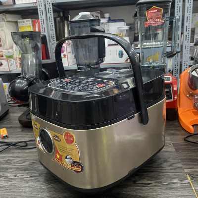 Nồi cơm điện tử Ladomax 7218 - Dung tích 1.8L, 700W - Lòng niêu men chống dính cao cấp-hàng chính hãng