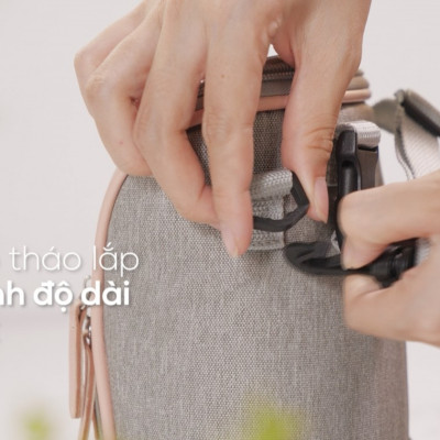 Túi giữ nhiệt bình sữa đôi (chứa được 2 bình sữa cổ siêu rộng) có thể giữ ấm hoặc giữ lạnh + tặng 2 zipper 20x30cm dùng bao đựng bình sữa giúp giữ nhiệt tốt hơn