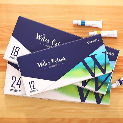 Màu Nước Dạng Tuýp Deli 12/18/24 màu