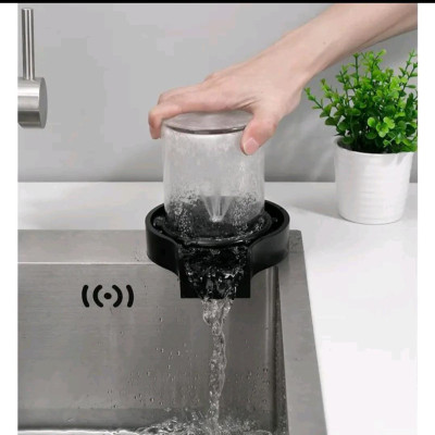 Bồn chậu rửa chén bát 1 hố lớn nano đen Valenza kèm vòi liền thác nước + vòi rút dây 3 chế độ, 2 khay phụ inox, thớt gỗ, bộ xả to-Hàng chính hãng