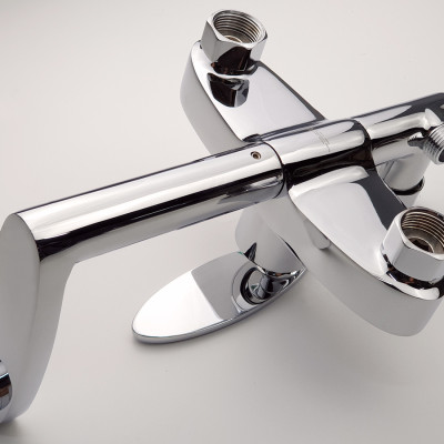 Cây sen nóng lạnh Đồng mạ Chrome Eurolife EL-SC912(Trắng bạc)