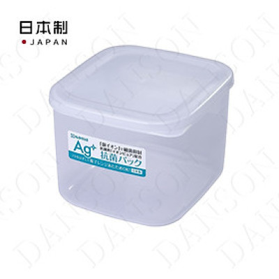 Hộp thực phẩm kháng khuẩn Ag+ 1.0L - Hàng nội địa Nhât Bản nhập khẩu chính hãng