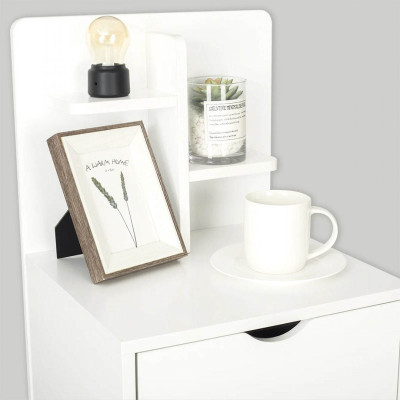 Kệ gỗ đầu giường phong cách hiện đại SMLIFE Nittin