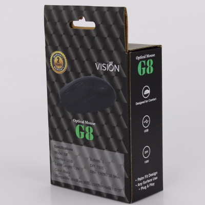 Chuột Có Dây Vision G8 - Hàng Nhập Khẩu