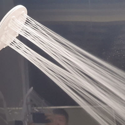 Bộ tay dây sen siêu tăng áp nhựa ABS trắng Eurolife EL-116SH