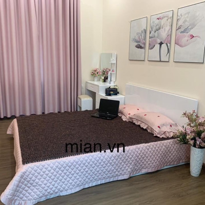 Chiếu Hạt Gỗ Trắc Mộc - Kích thước 2,2mx2m hạt 1.2cm ( video, hình thật )