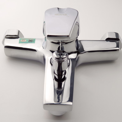 Củ sen nóng lạnh chân ngoài Đồng mạ Chrome Eurolife EL-3001 New (Trắng bạc)