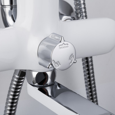 Sen cây tắm nóng lạnh phủ sứ  Frap F2449 Chính hãng Nga nhập khẩu