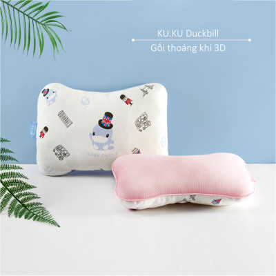 GỐI TRẺ EM THOÁNG KHÍ 3D CHO BÉ TỪ 6-20 THÁNG KUKU KU2086