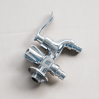 Vòi nước đa năng 2 đầu đồng mạ chorme cao cấp mẫu mới 2024 (Hàng chính hãng)