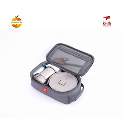 Hộp đựng đồ Titanium KEITH Ti0018 - mẫu chữ nhật thấp