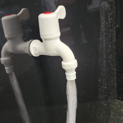 Bộ 3 vòi hồ tay gạt nhựa PP trắng, thân ngắn, ren 21-27mm Eurolife EL-VHT2127 (Trắng) (3 cái)