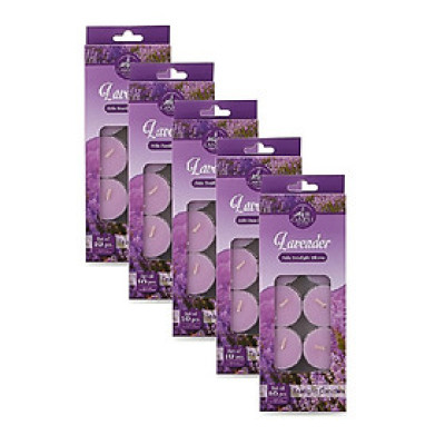 Bộ 5 hộp nến tealight  thơm Miss Candle FTRAMART EDC0368, nến viên tròn nhỏ, phù hợp nhiều không gian trang trí