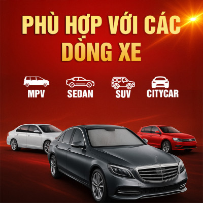 Tấm Che Nắng Ô Tô Xốp Cách Nhiệt Loại Dài Gấp Gọn Màu Lam Phủ Bạc Cho Kính Lái Và Kính Sau CIND CD-F001 (70x145cm) - Nhập Khẩu Chính Hãng