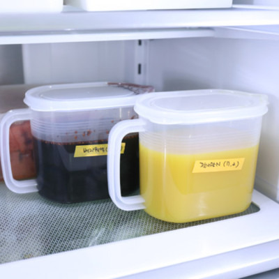 Hộp bảo quản thực phẩm có tay cầm 1000ml - Hàng nội địa Nhật Bản