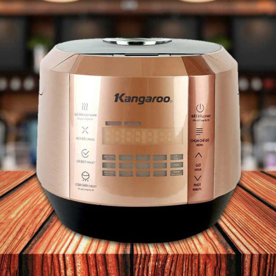 Nồi Cơm Điện Tử Kangaroo KG596 (1.5 Lít) - Vàng đồng - Hàng chính hãng