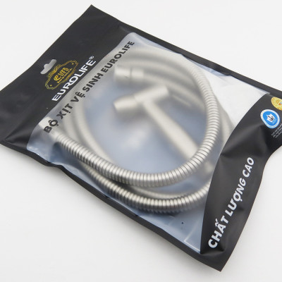 Bộ vòi xịt vệ sinh Inox SUS 304 Eurolife EL-X05-1 (Trắng vàng)