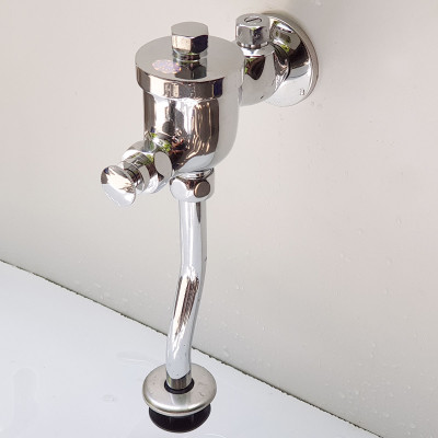 Vòi nhấn xả tiểu nam Đồng mạ Chrome Eurolife EL-XT130 (Trắng bạc)