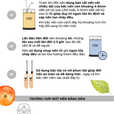 Nến ly tròn sáp đậu nành Yankee Candle size L (567g) - Catching Rays