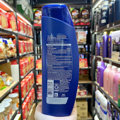 Dầu gội Head&Shoulders Clinical Strength Dandruff Defense Intensive Itch Relief 400ml hàng Mỹ mẫu mới - Da đầu nấm, ngứa, gàu