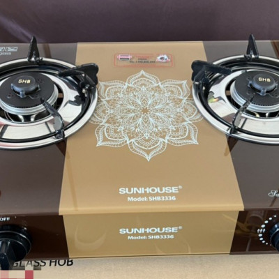Combo Bếp Gas Dương Kính Sunhouse SHB3336 Kèm Van Dây - Hàng chính hãng