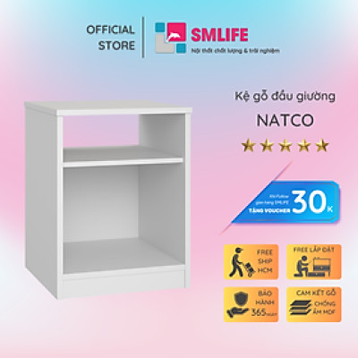 Kệ Đầu Giường Nhỏ Gọn Thiết Kế Đa Năng SMLIFE Natco