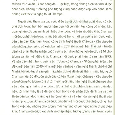 NGHỆ THUẬT CHAMPA - Tượng Các Thần Hindu Giáo - Ngô Văn Doanh - (bìa mềm)