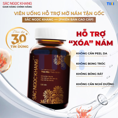 COMBO 3 hộp thực phẩm chức năng Viên uống Sắc Ngọc Khang++ (120 viên)