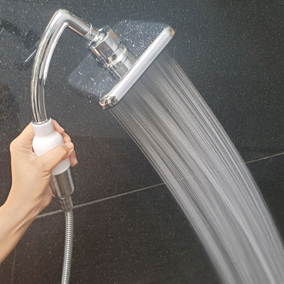 Tay sen siêu tăng áp mặt vuông, lõi lọc Vitamin C Eurolife EL-H145 (Trắng bạc)