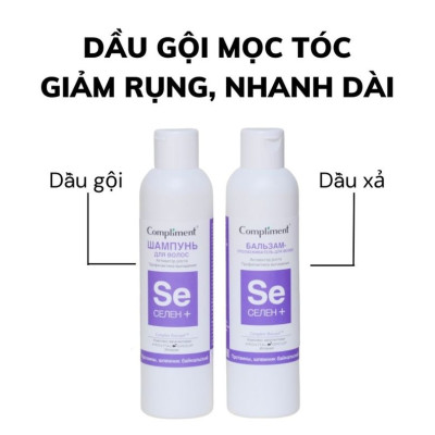 Dầu gội Selen Compliment kích mọc và giảm rụng tóc