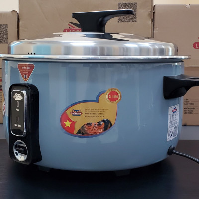 Nồi cơm điện công nghiệp 4.2L Ladomax công nghệ Nhật, có vỉ inox chống cơm cháy, mâm nhiệt oxi hóa cứng chống teo-Hàng chính hãng