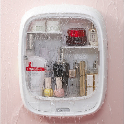 Kệ mỹ phẩm cao cấp, tủ để đồ trang điểm mỹ phẩm treo tường bằng nhựa ABS 