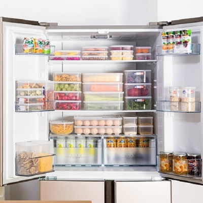 Hộp nhựa bảo quản thực phẩm Nakaya 540ml - Hình tròn 