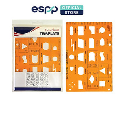 Thước dẻo vẽ flowchart 19 mẫu - HELIX 