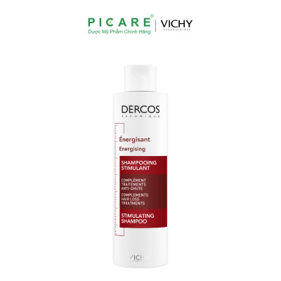 Dầu gội giúp ngăn ngừa và giảm rụng tóc, giúp tóc trông dày mượt hơn Dercos Technique Energising Stimulating Shampoo 200ml
