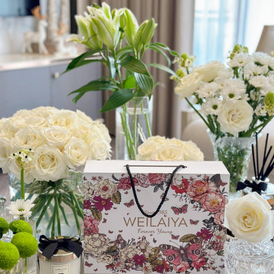 Set quà tặng cao cấp WEILAIYA: Cặp dầu gội xả gừng tươi cho da dầu - Giúp làm sạch dầu, tóc phồng, sạch gàu, giảm rụng tóc và thúc đẩy mọc tóc